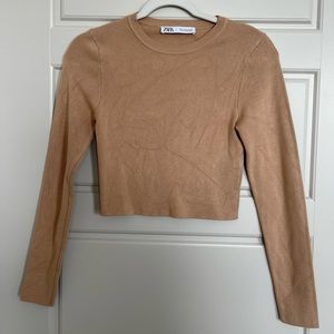 ZARA knitwear crop sweater